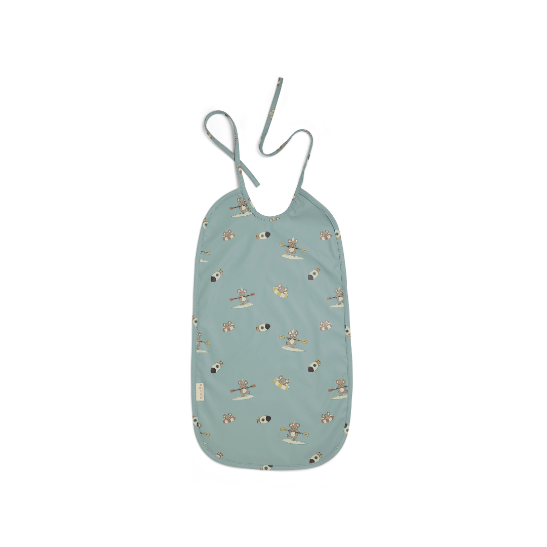 Babero Impermeable Largo Alberte - Azul - Surfista | Nuuroo