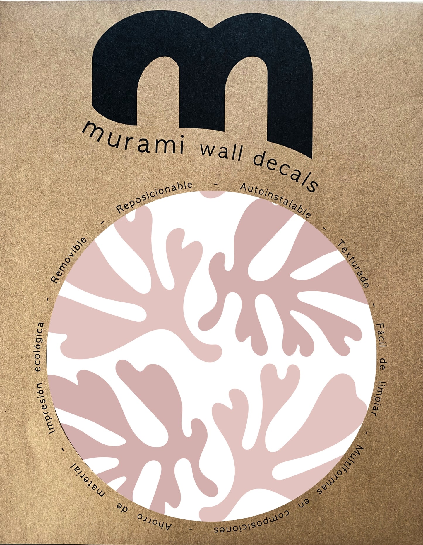 Stickers Decorativos Para Muros - Hoja Monstera Rosa | Murami