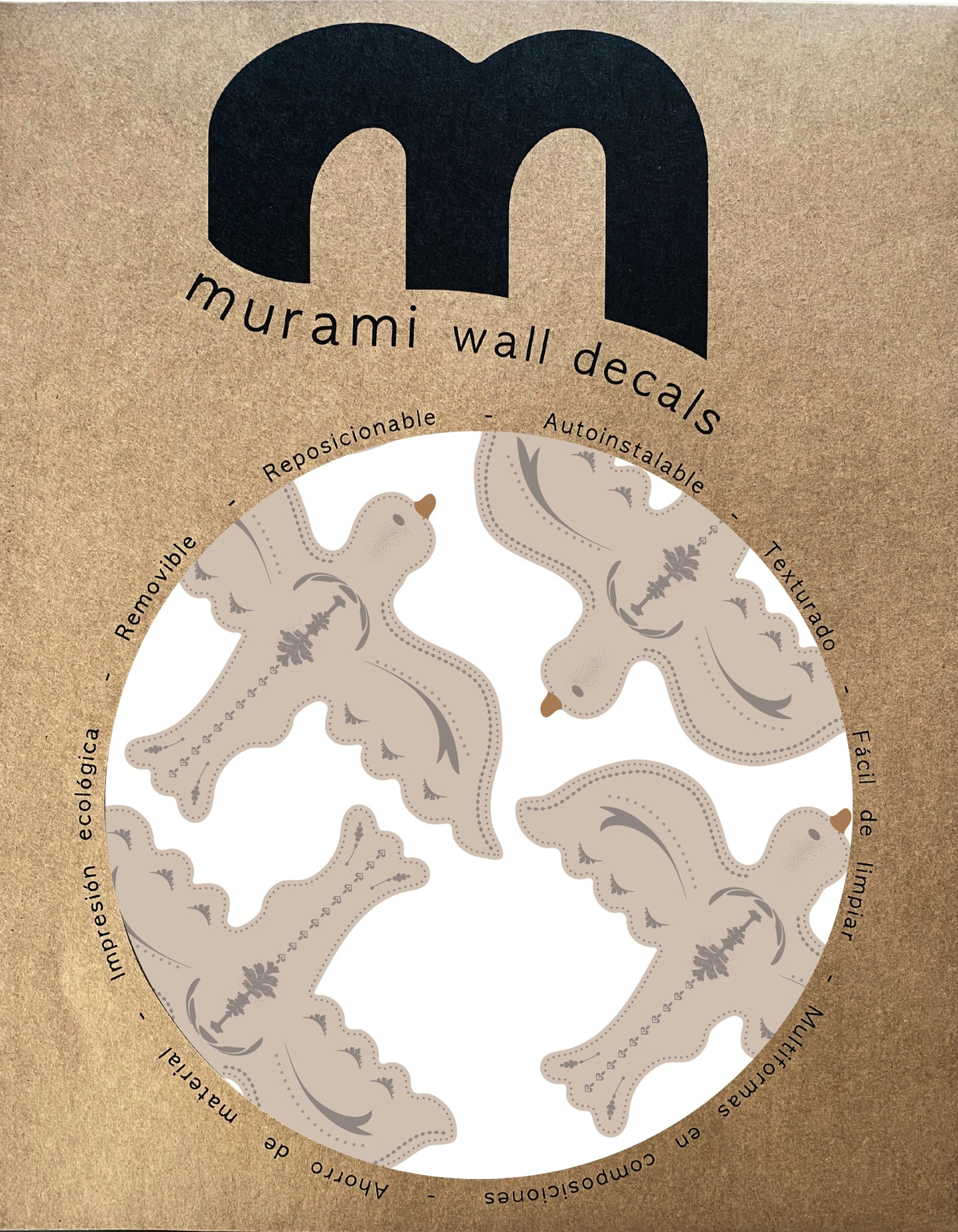 Stickers Decorativos Para Muros - Pajarito Nude | Murami