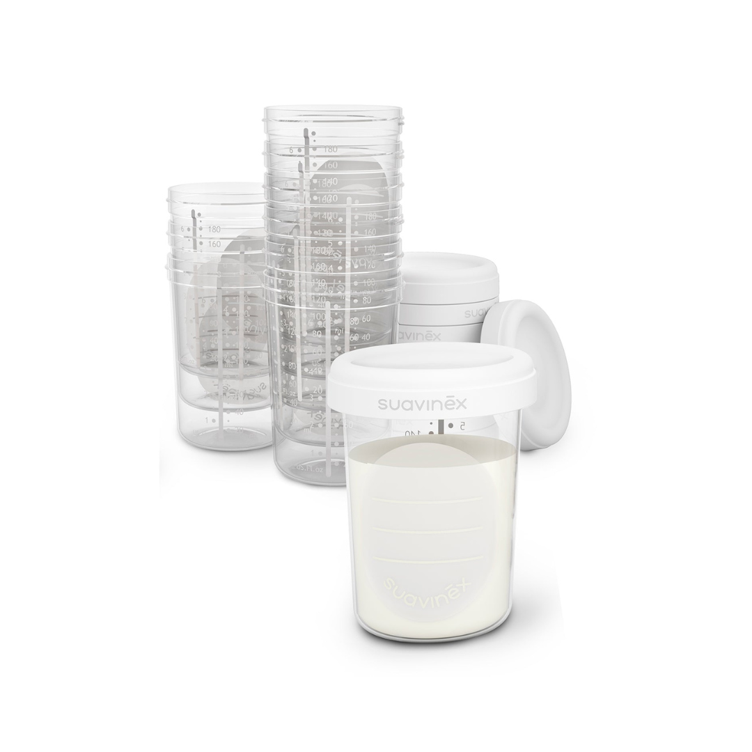 Tarritos de Almacenaje para Leche Materna - 10 Unidades | Suavinex