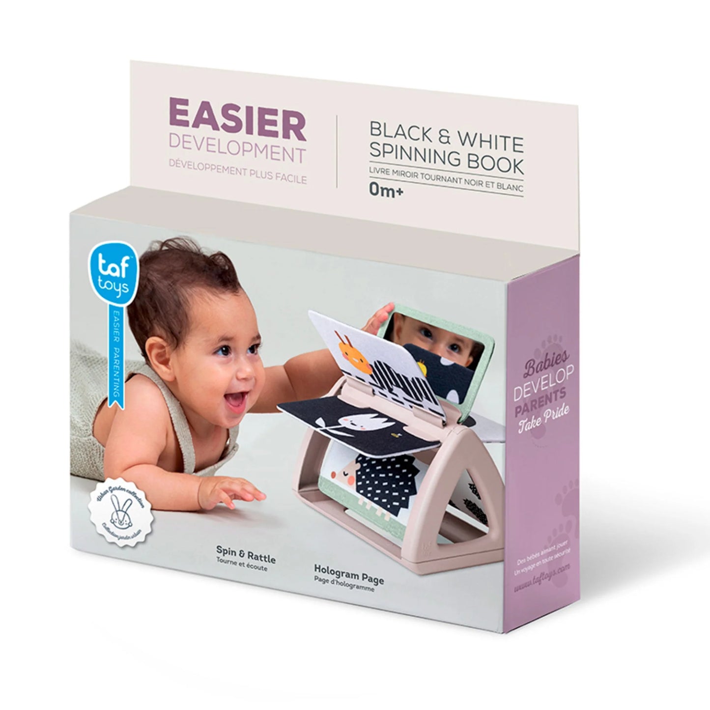 Libro Giratorio - Blanco y Negro | Taf Toys