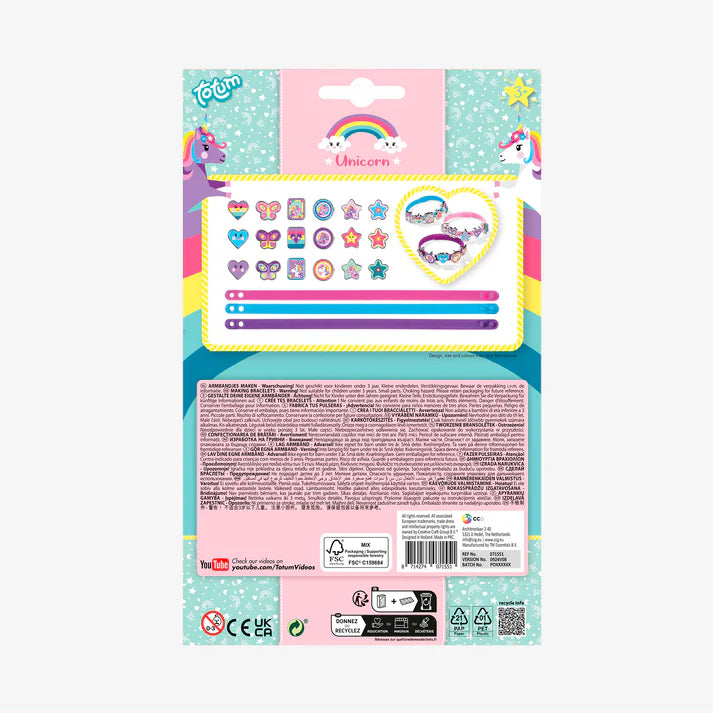 Kit de Pulseras y Charms - Unicornio | Totum