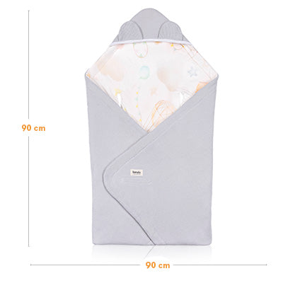 Manta Envolvente para Silla de Auto - Grey Balloon | Lionelo