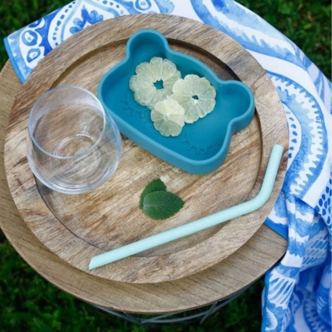 Set de 3 Bombillas de Silicona para Smoothie - Tonos Azules | We Might Be Tiny