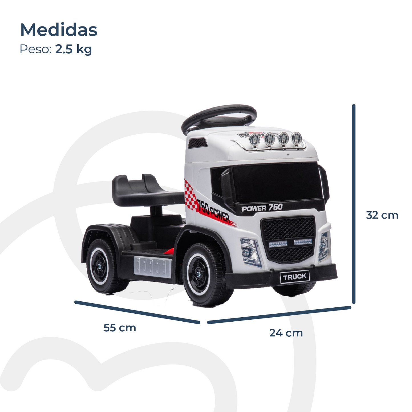 Correpasillo Caminador Camión - Policía | Bebesit