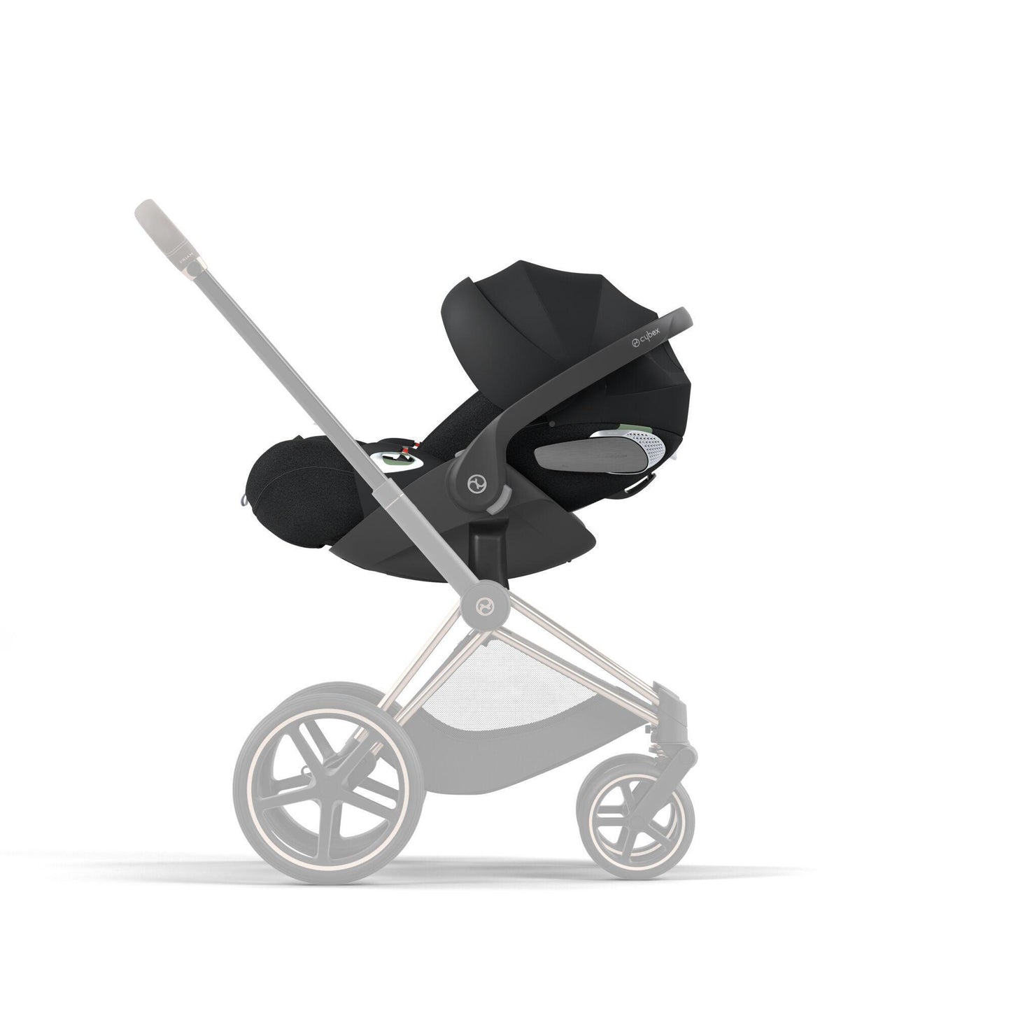 Silla Nido Cloud T + Base Giratoria T i-Size - Sepia Black Plus | CYBEX