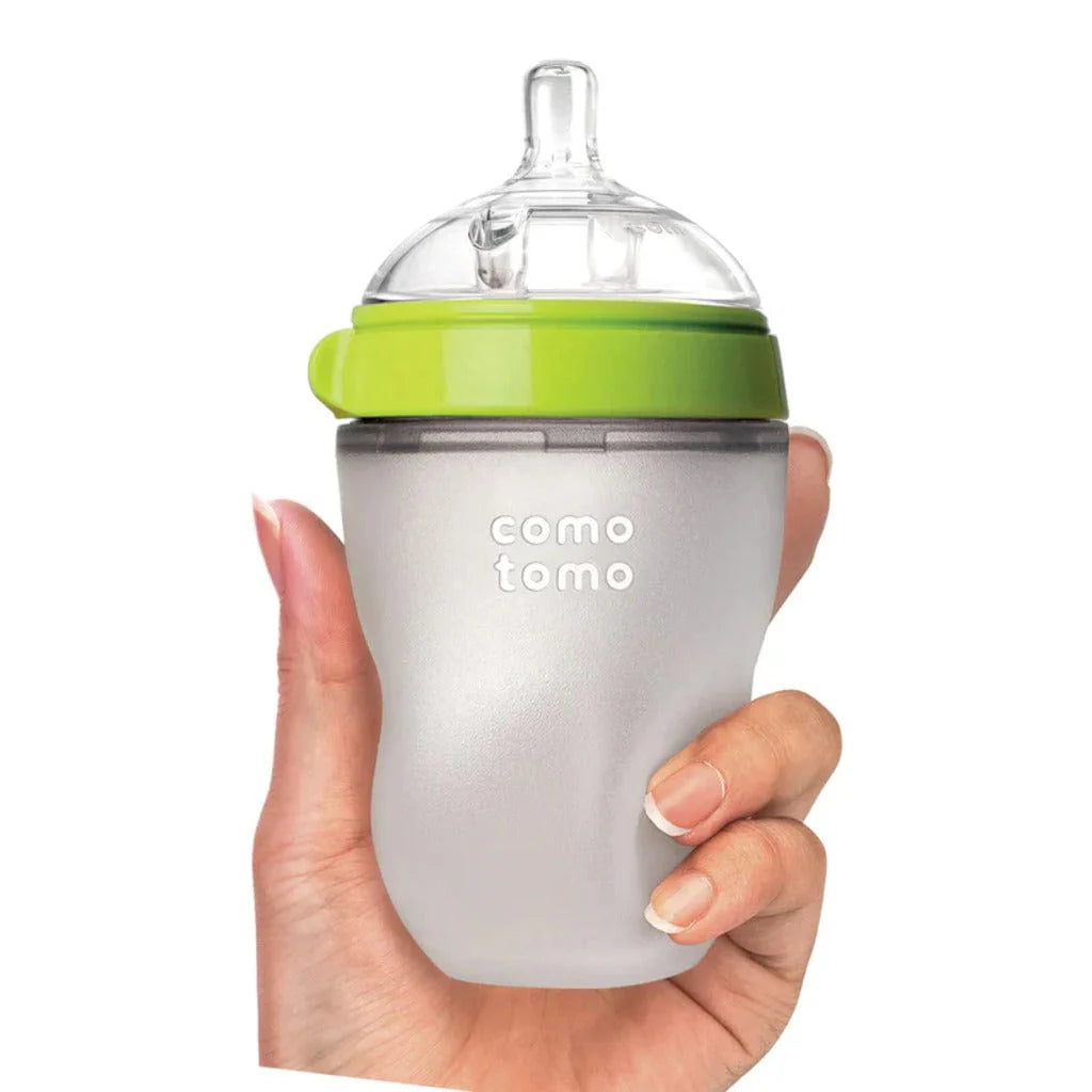 Pack de 2 Mamaderas Comotomo 250ml - Verde | Comotomo