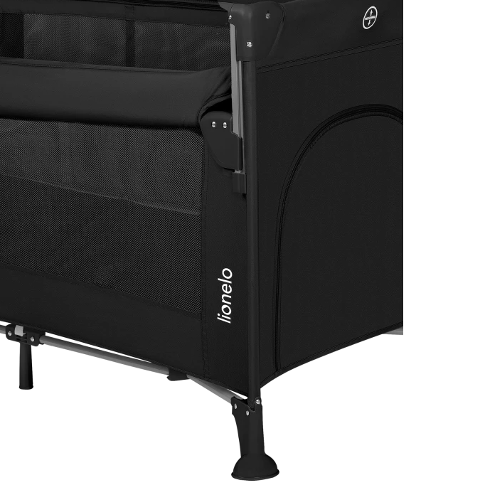 Cuna de Viaje Ellen - Black Carbon | Lionelo