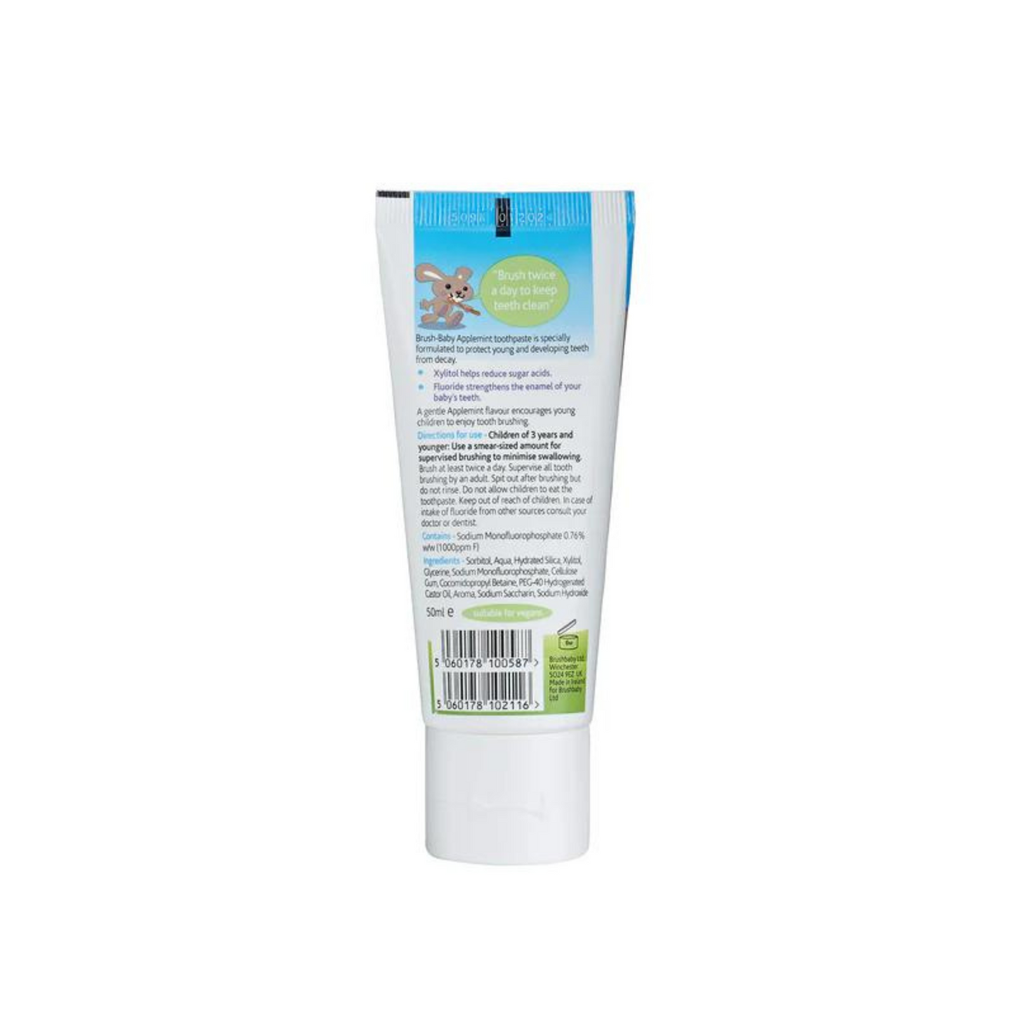 Pasta de Dientes para Bebés (50 ml) | Brush Baby