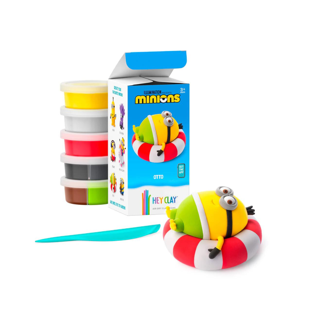 Set de 5 Potes de Arcilla para Modelar: Minions - Otto | Hey Clay