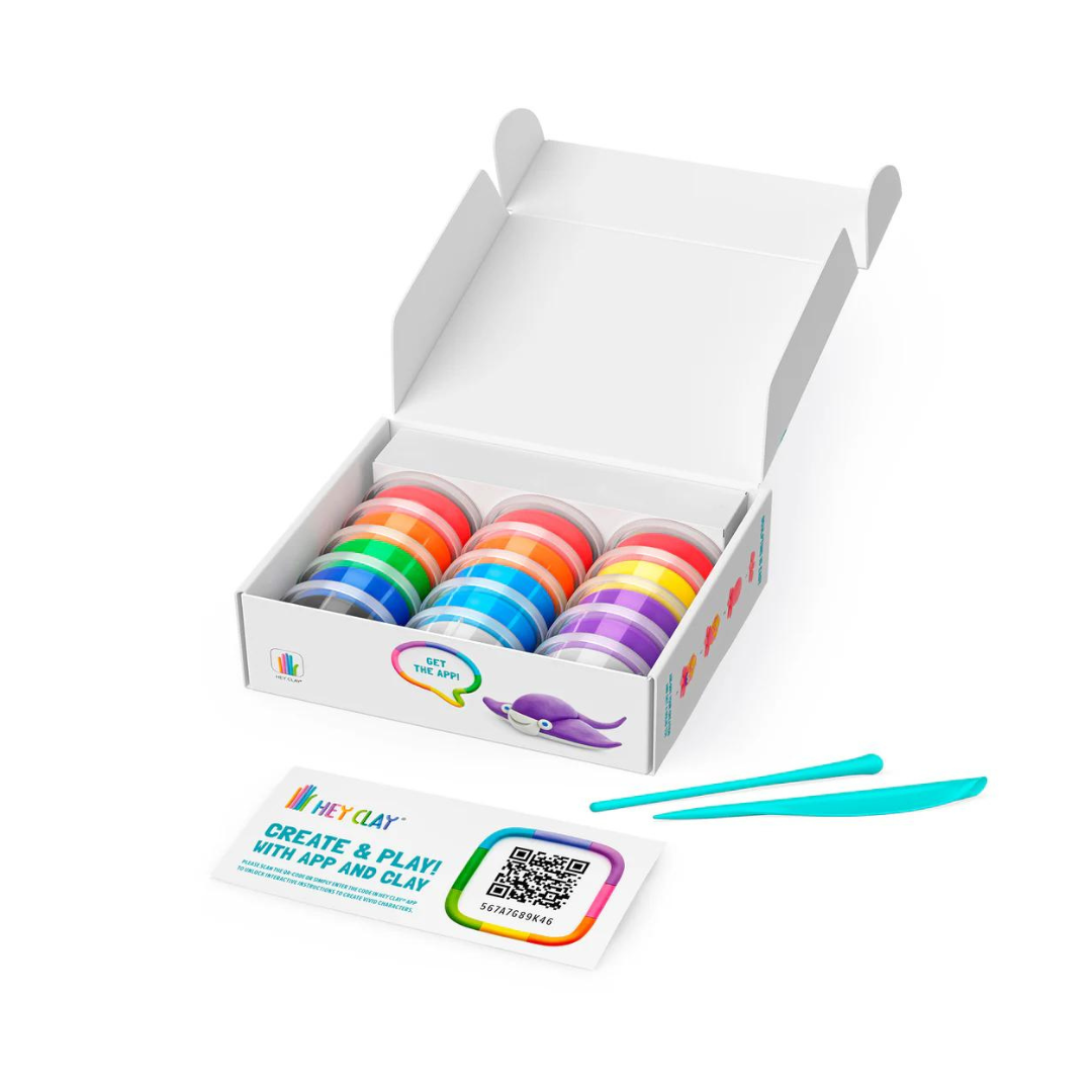 Set de 15 Potes de Arcilla para Modelar: Oceano | Hey Clay