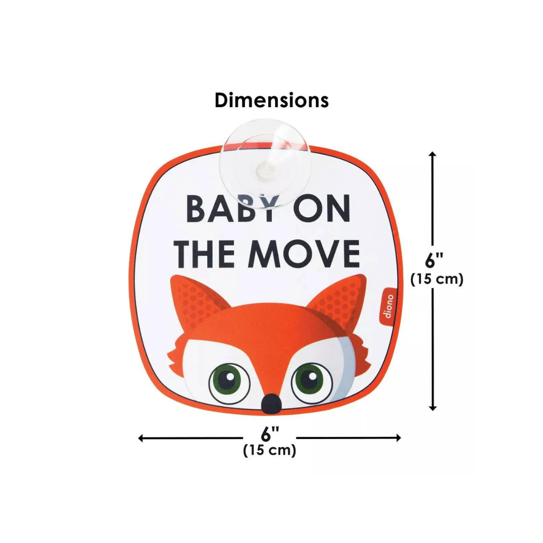 Pack de 2 Señaléticas “Baby on the Move” | Diono
