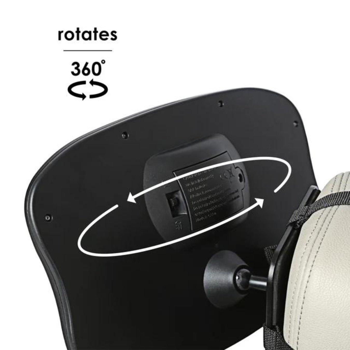 Espejo XL de Seguridad para Bebé para el Auto con Luz Led | Diono