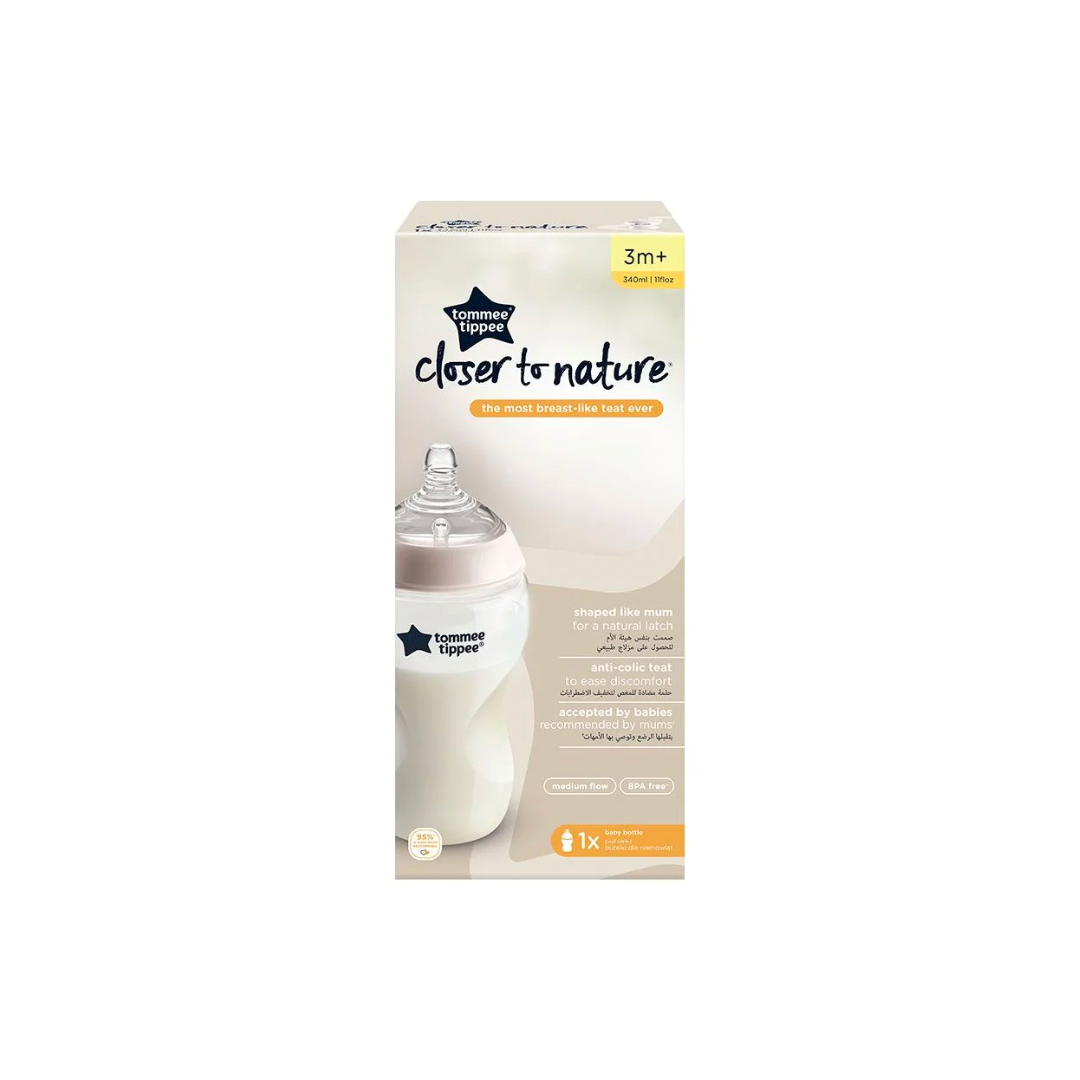 Mamadera Anti-Cólicos Closer to Nature - 340 ml | Tommee Tippee