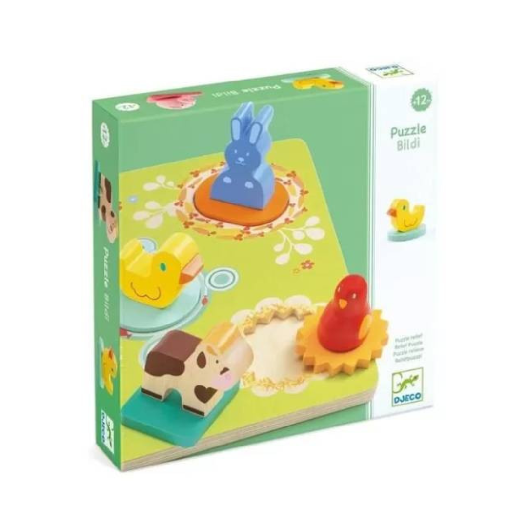 Wooden Relief Puzzle - Bildi