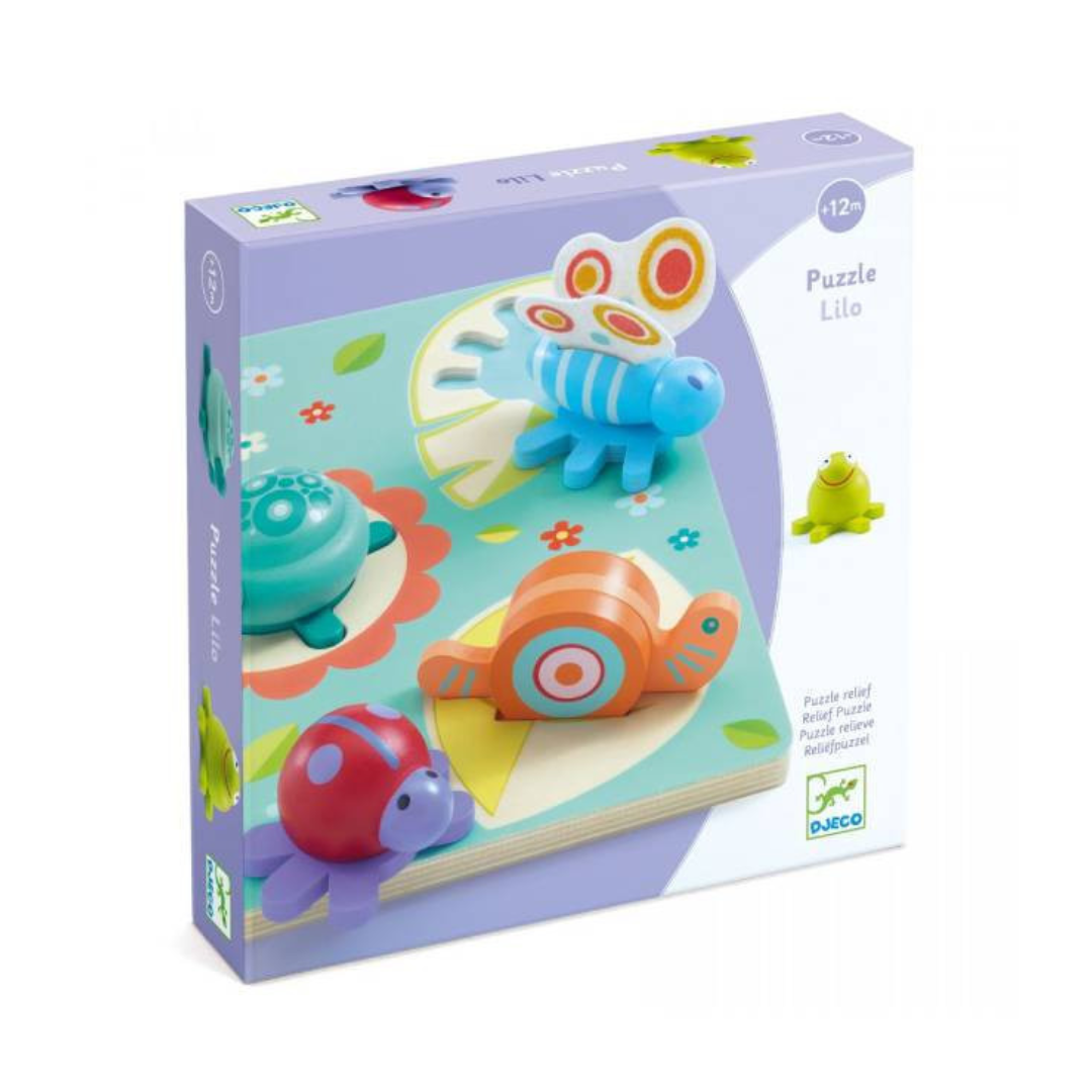 Wooden Relief Puzzle - Lilo