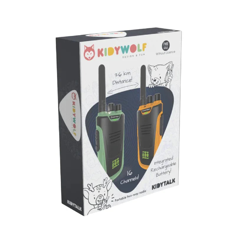 Walkie Talkie - Verde y Naranja | Kidywolf