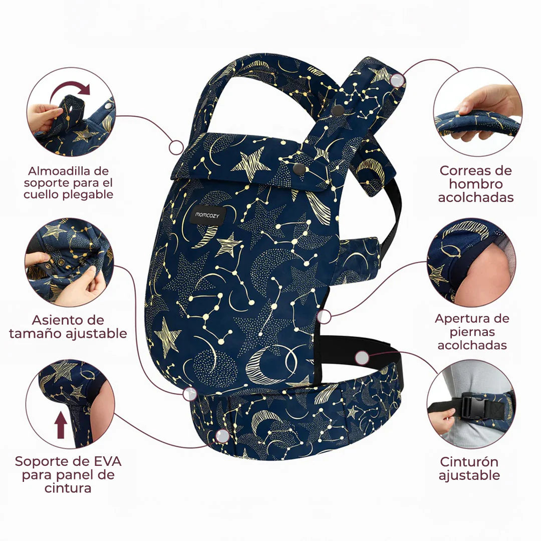 Portabebé 3 en 1 - Starry Night | MomCozy