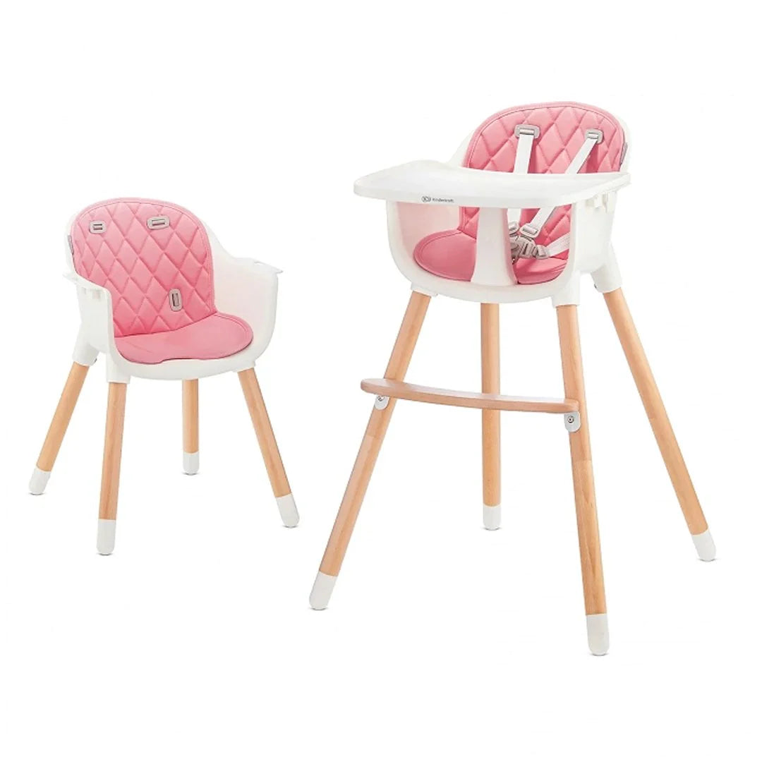 Silla de Comer Sienna - Rosada | Kinderkraft