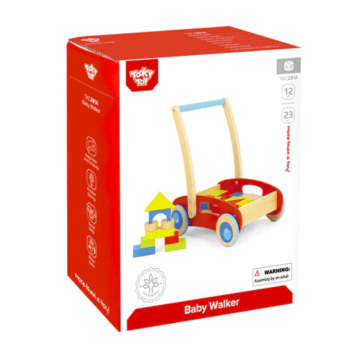 Carrito Andador con Bloques | Tooky Toy