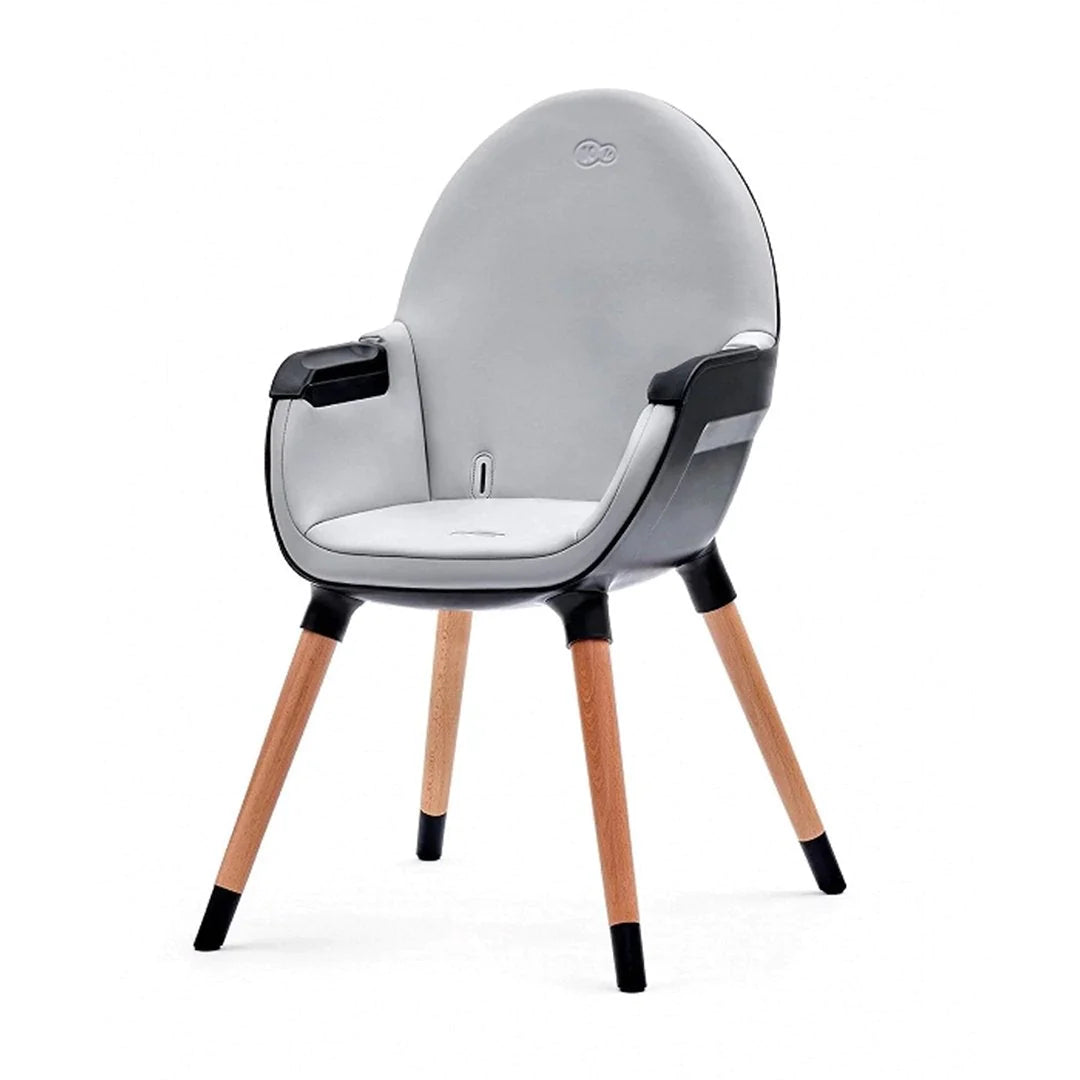 Silla De Comer 2 en 1 Fini - Negra | Kinderkraft