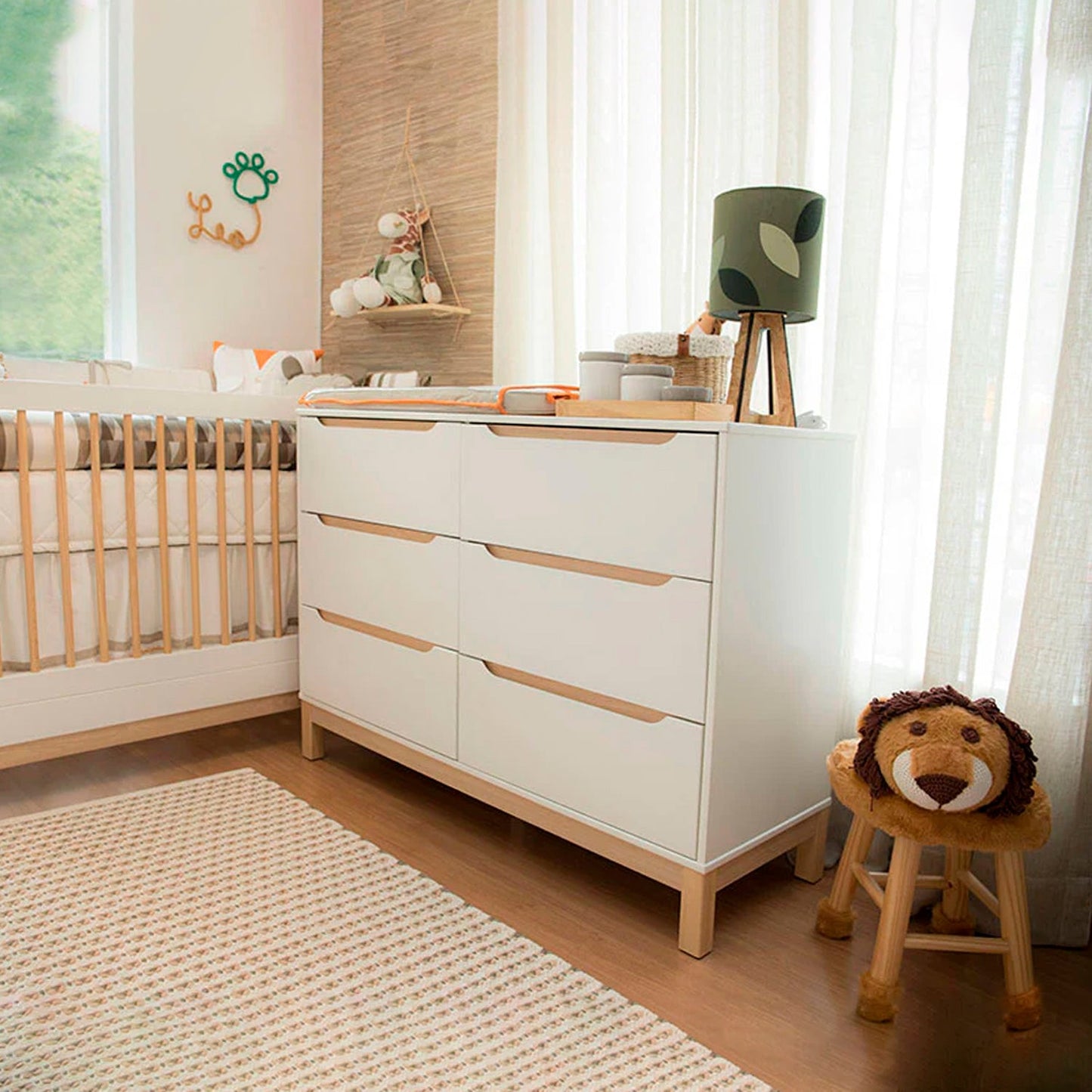 Cómoda Infantil Elena - Natura/Blanco | Form Design