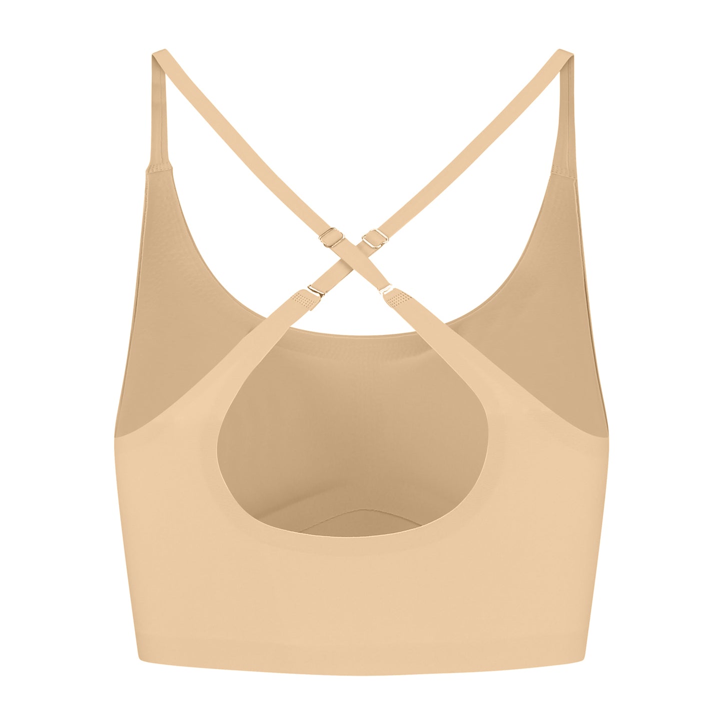 Bralette Cuello Redondo Beige | Bye Bra