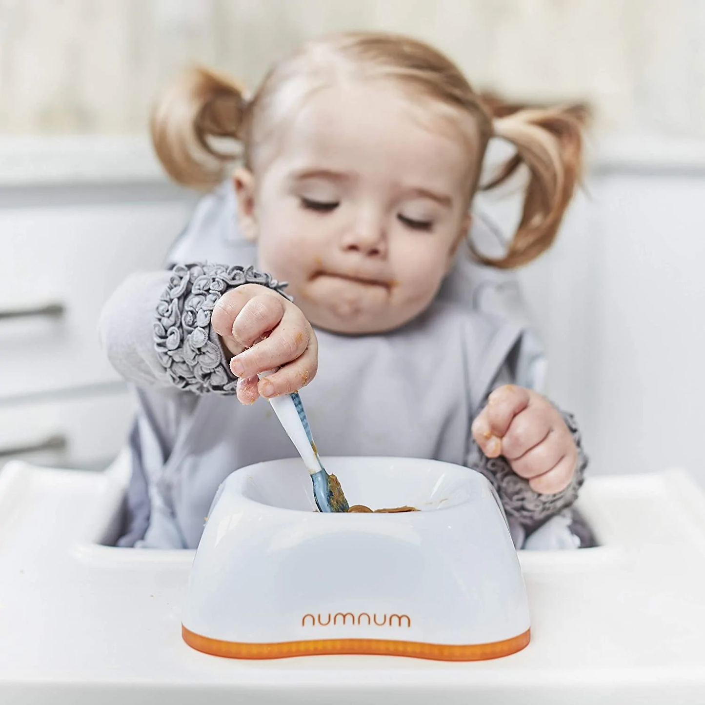 Pre-Learning Spoons Set - Green and Grey