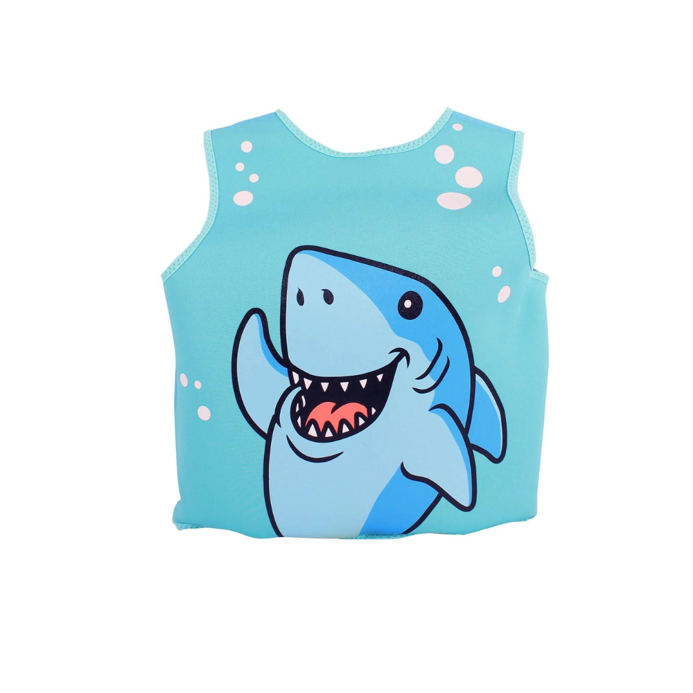 Children's Float Vest Sky Blue Shark