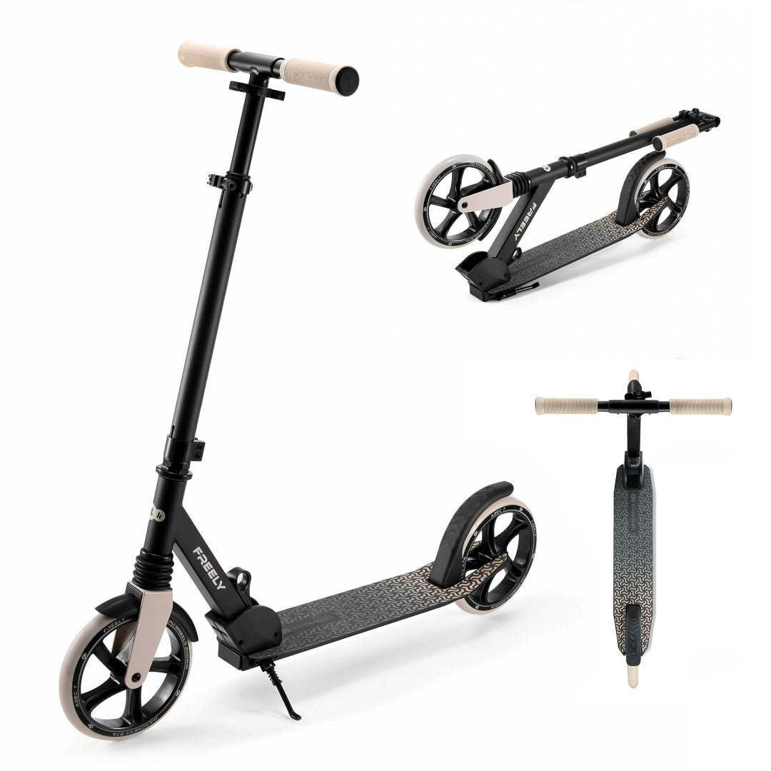 Scooter Plegable Freely - Beige | Kinderkraft