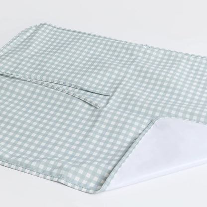 Bolso Maternal Quilt - Vichy Verde Agua | Lounge