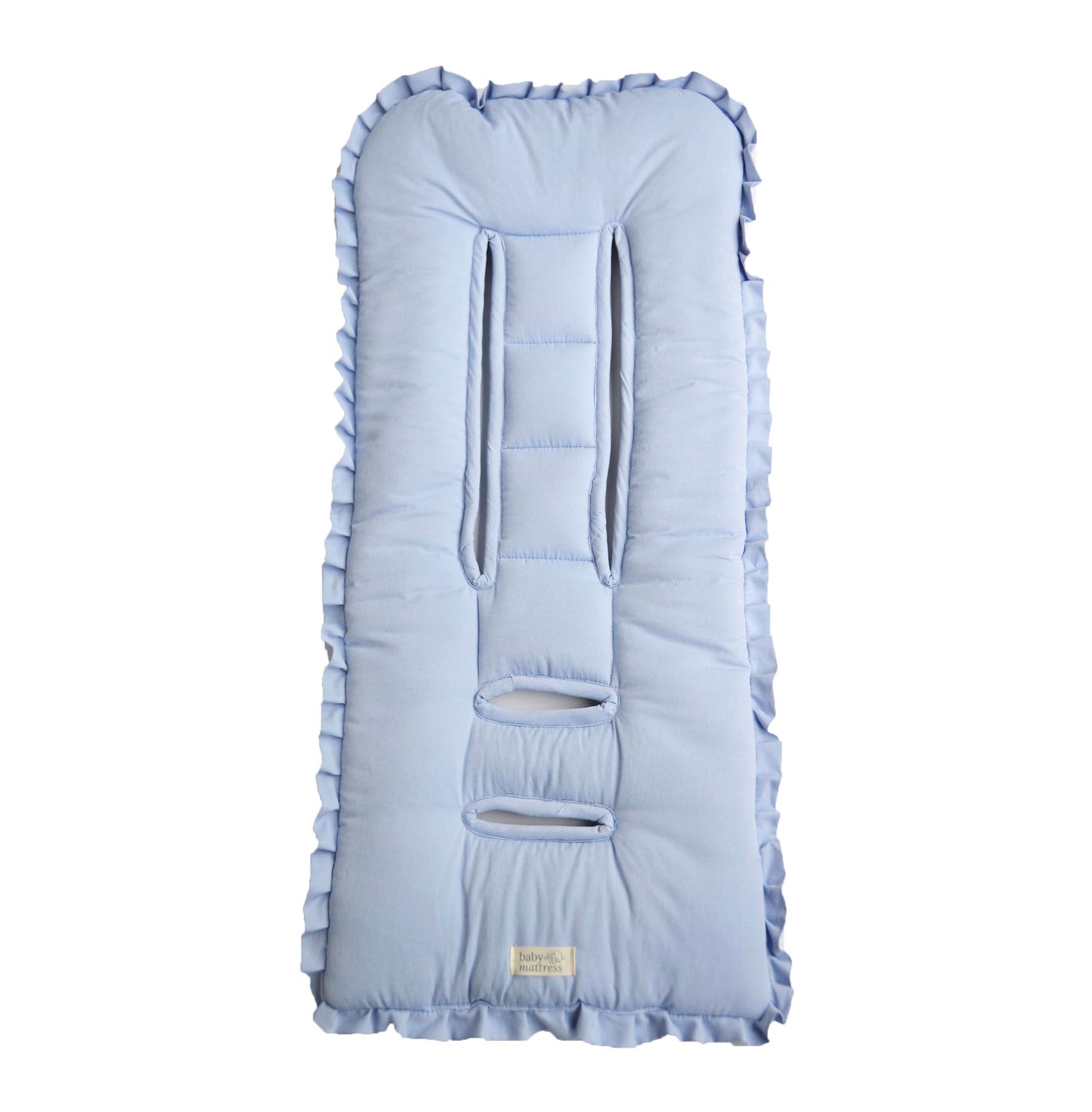 Padded Car Protector - Light Blue with Stripes