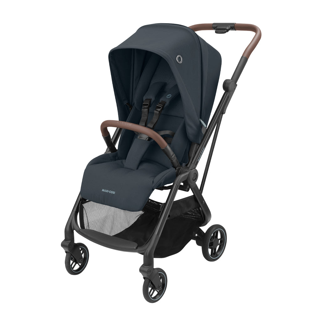 Travel System Coche Leona 2 + Silla Cabriofix - Essential Graphite | Maxi Cosi