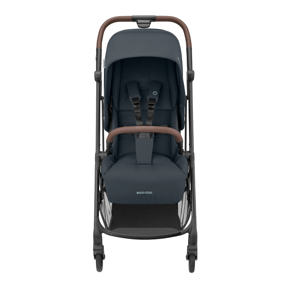 Travel System Coche Leona 2 + Silla Cabriofix - Essential Graphite | Maxi Cosi