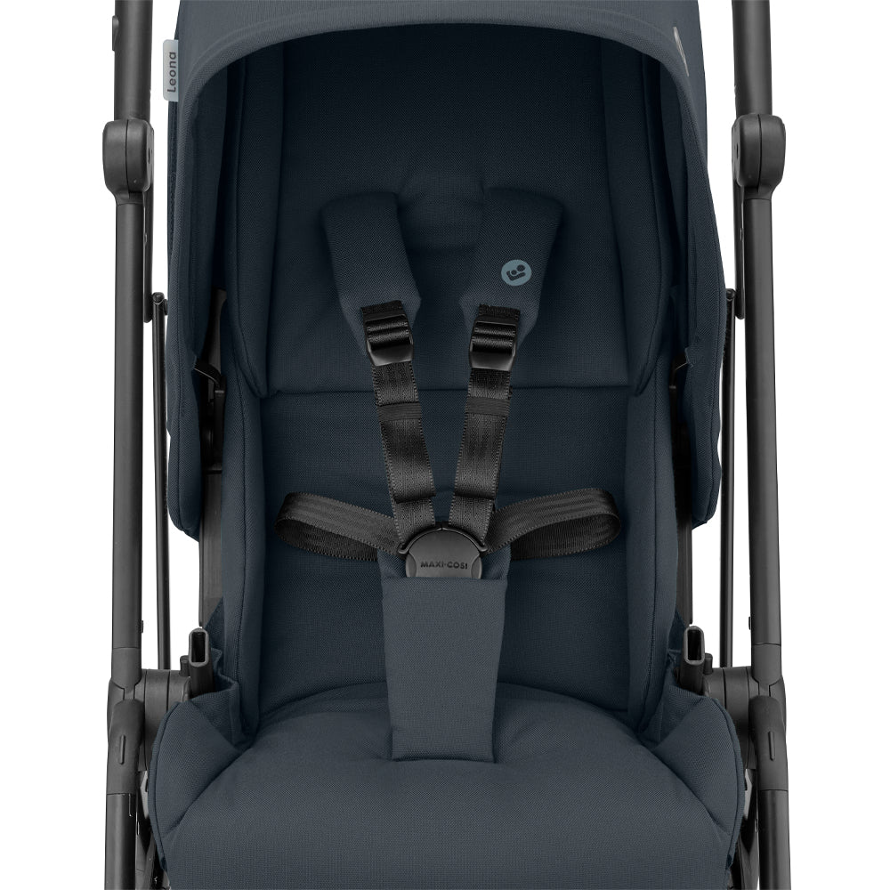 Travel System Coche Leona 2 + Silla Cabriofix - Essential Graphite | Maxi Cosi