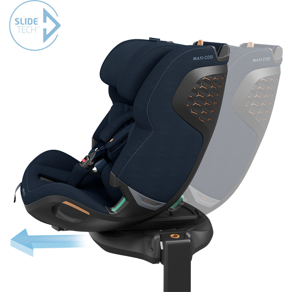Silla de Auto Convertible Emerald 360° Pro - Authentic Blue | Maxi Cosi
