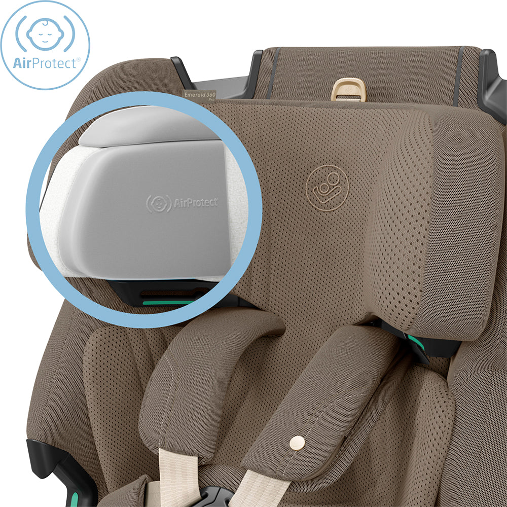 Silla de Auto Convertible Emerald 360° Pro - Authentic Truffle | Maxi Cosi