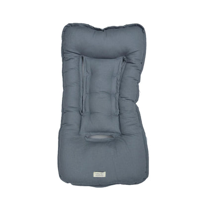 Car Cushion - Linen - Charcoal Grey