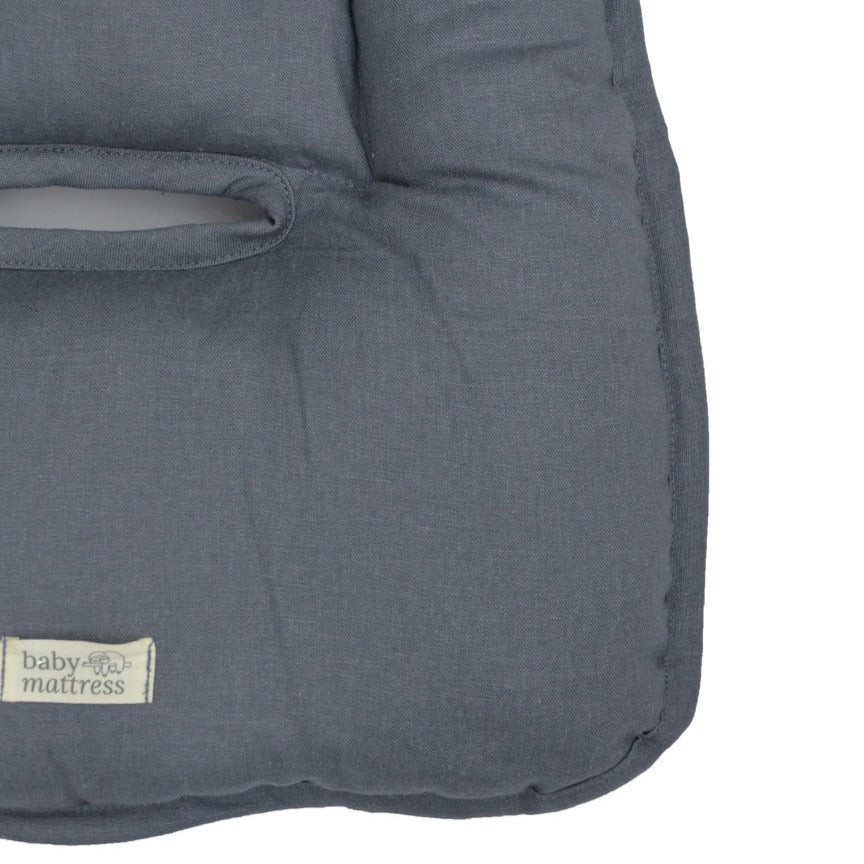 Car Cushion - Linen - Charcoal Grey