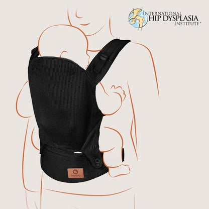 Portabebé Ergonómico Margareet Air - Black | Lionelo