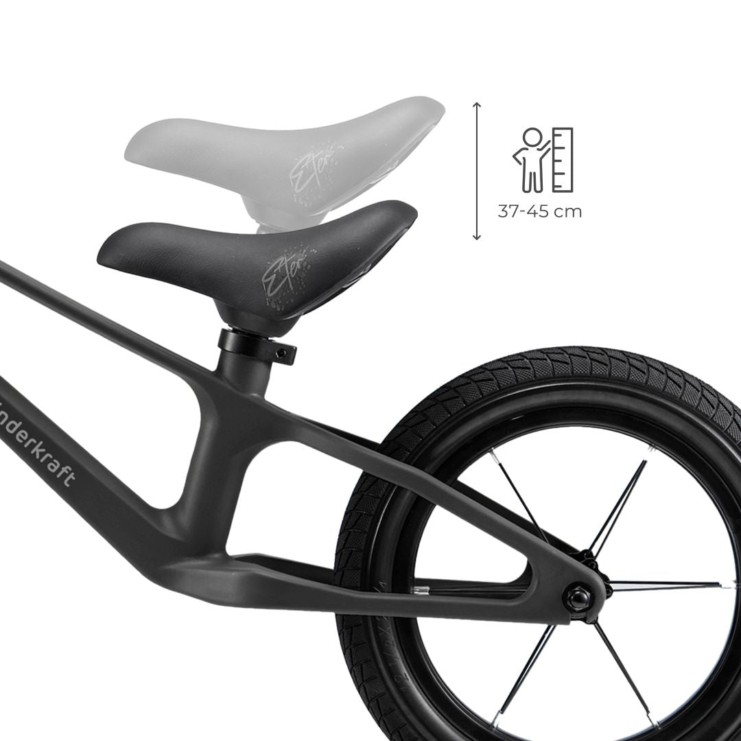 Bicicleta de Equilibrio Eter - Black | Kinderkraft