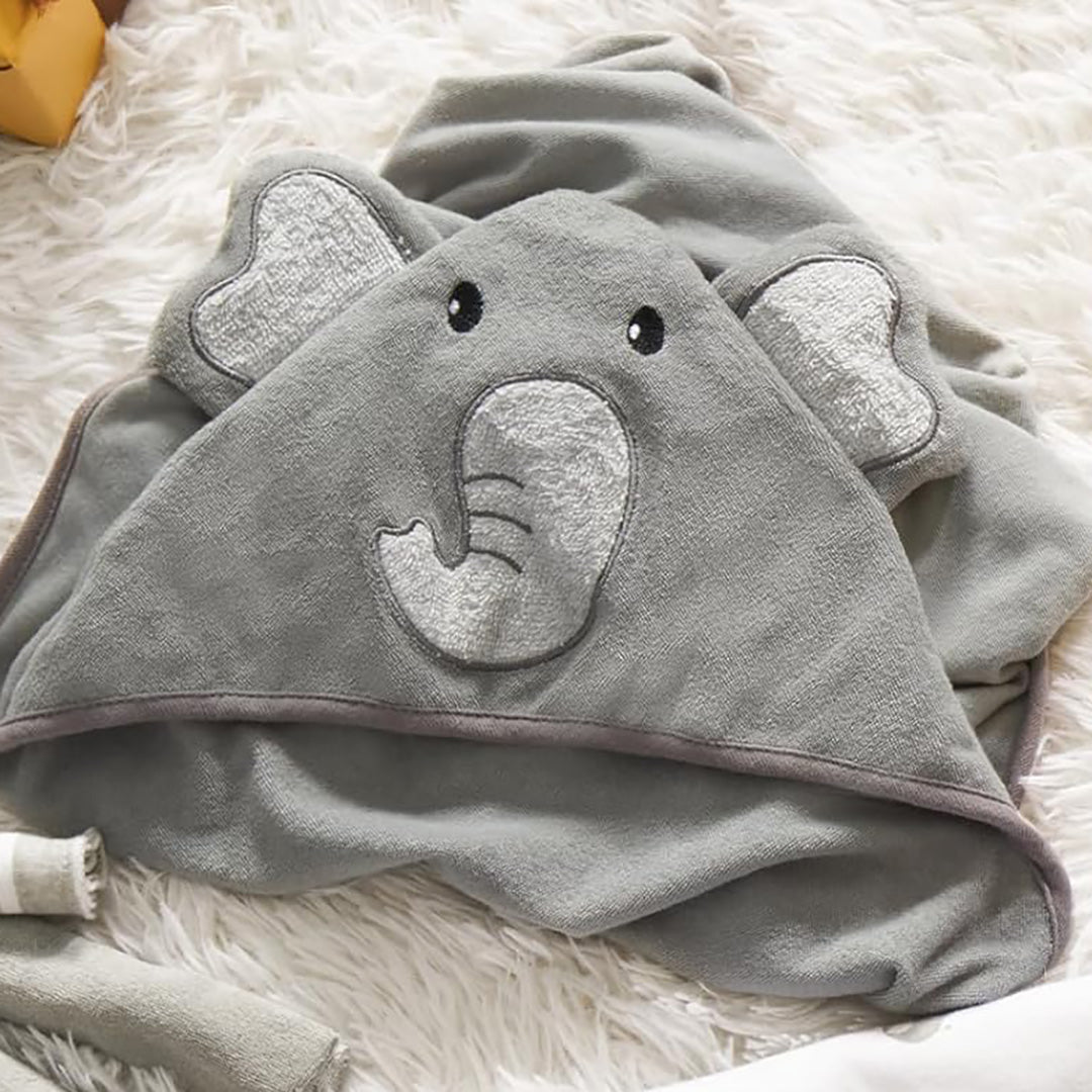 Toalla para Bebé con Capucha - Elefante | MomCozy