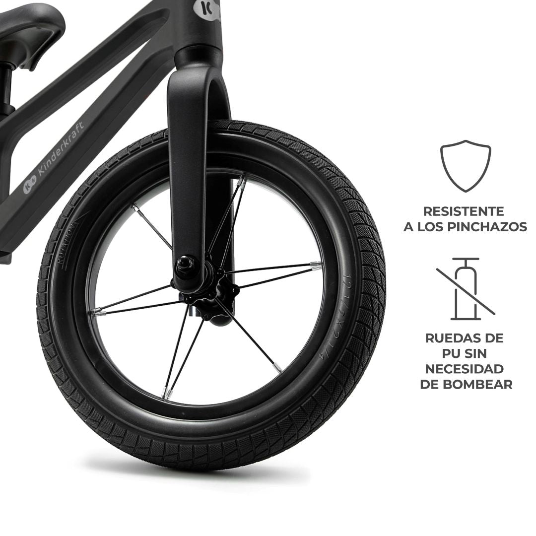 Bicicleta de Equilibrio Eter - Black | Kinderkraft