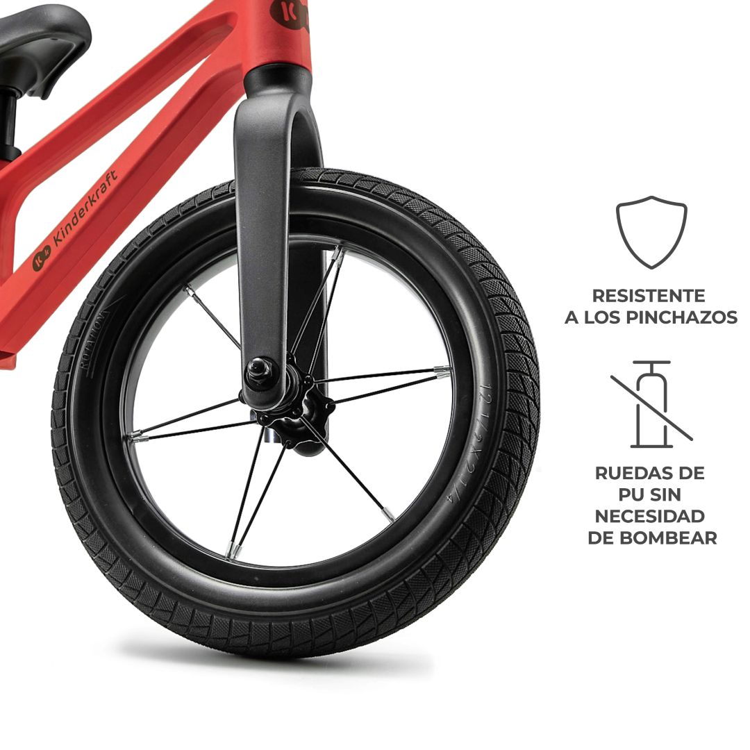 Bicicleta de Equilibrio Eter - Red | Kinderkraft