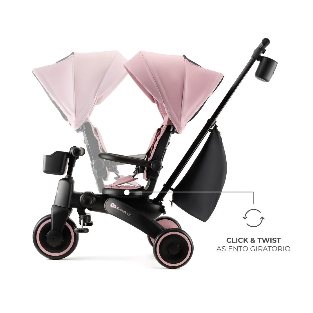 Triciclo Multifuncional Jazz 6 en 1 - Pink | Kinderkraft