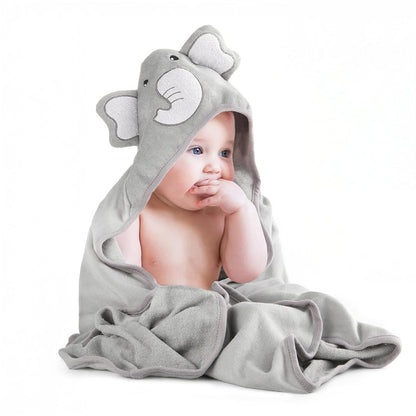 Toalla para Bebé con Capucha - Elefante | MomCozy