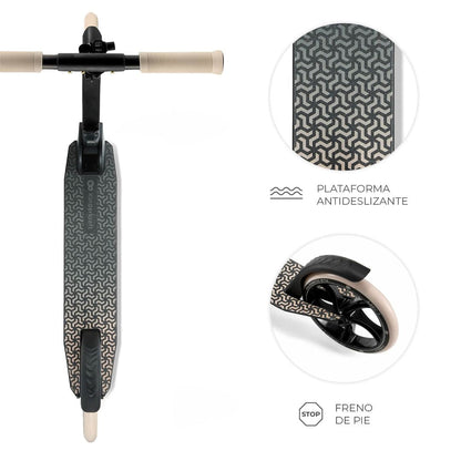 Scooter Plegable Freely - Beige | Kinderkraft