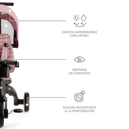 Triciclo Multifuncional Jazz 6 en 1 - Pink | Kinderkraft