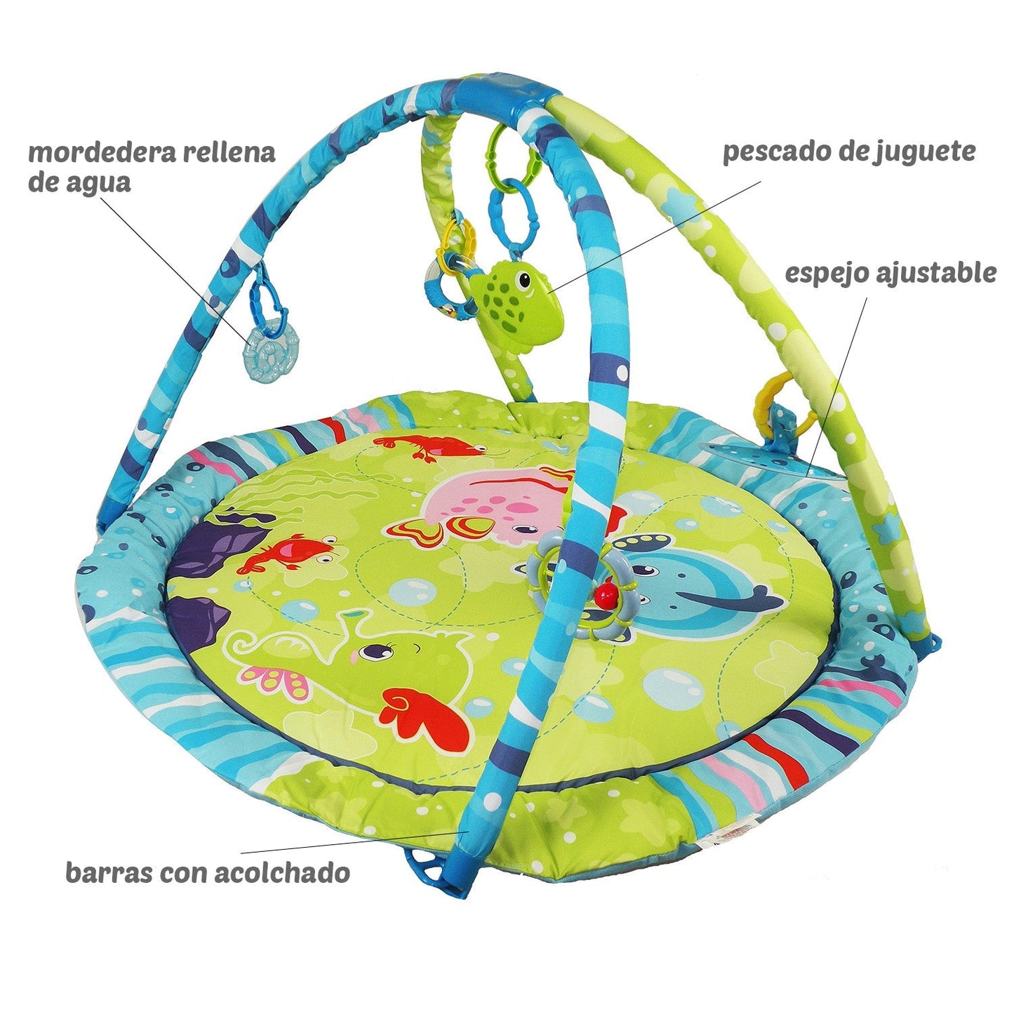 Gimnasio 3 Play - Celeste | Bebesit