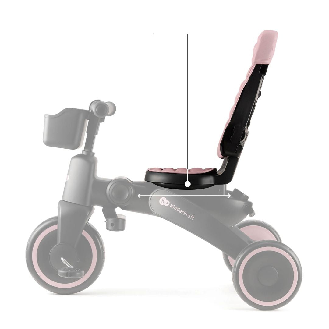 Triciclo Multifuncional Jazz 6 en 1 - Pink | Kinderkraft